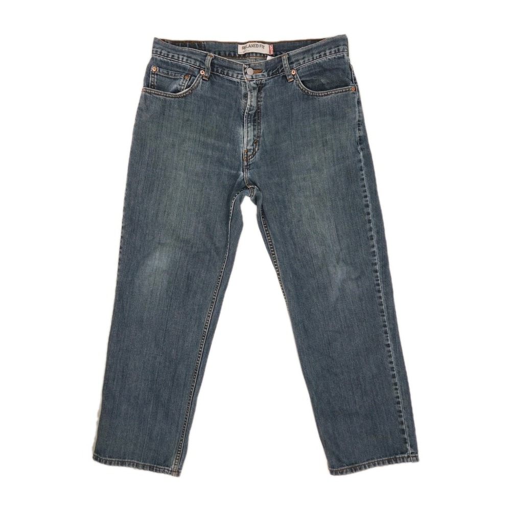 Vintage Levis 550 Jeans Relaxed Fit Tapered Mens 36×30 Medium wash Mid-rise